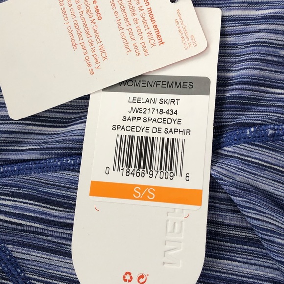 MERRELL WOMEN LEELANI  BLUE skort   SMALL Nwt - Picture 6 of 8